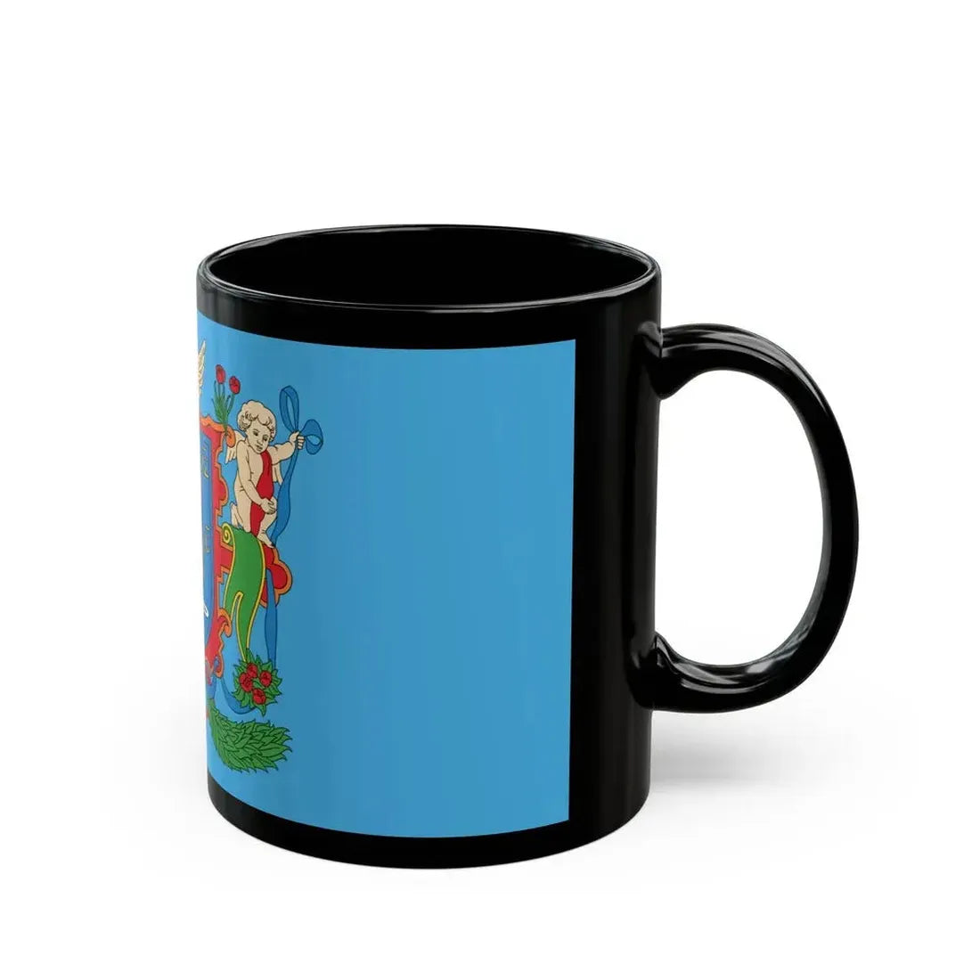 Flag of Viciebsk  Vitebsk Russia - Black Coffee Mug - Go Mug Yourself