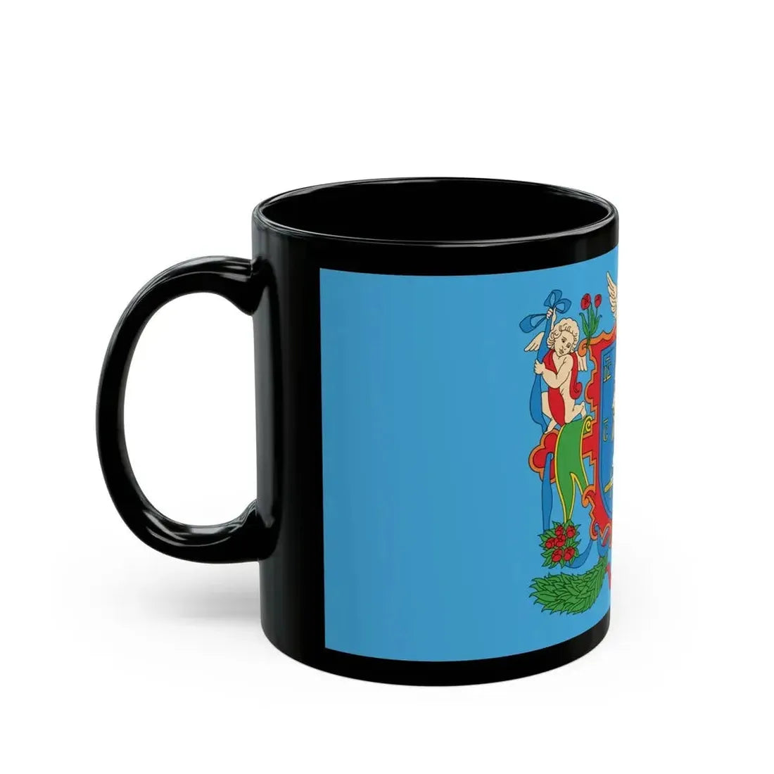 Flag of Viciebsk  Vitebsk Russia - Black Coffee Mug - Go Mug Yourself