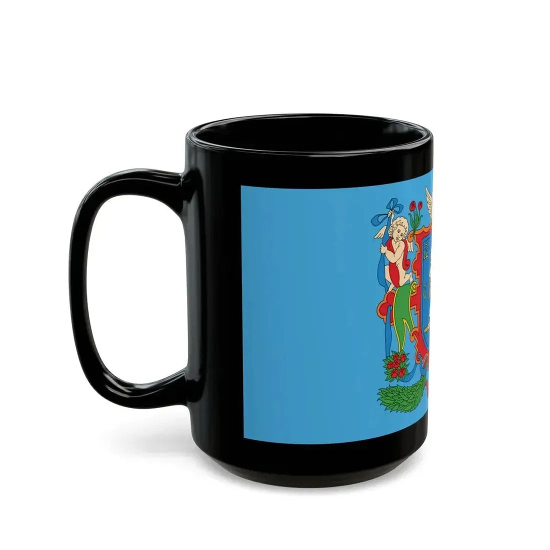 Flag of Viciebsk  Vitebsk Russia - Black Coffee Mug - Go Mug Yourself