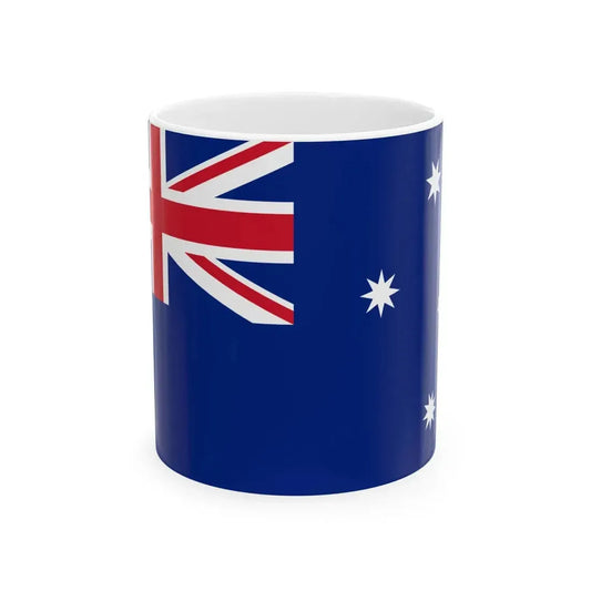 Flag of Victoria 1870-1877 (Australia) White Coffee Mug 11oz - Go Mug Yourself