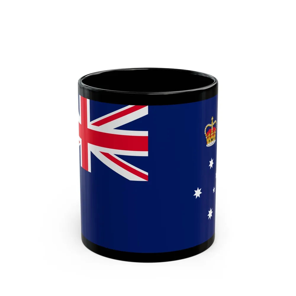 Flag of Victoria Australia - Black Coffee Mug-11oz-Go Mug Yourself