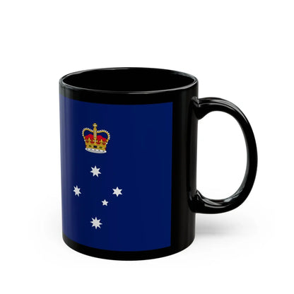 Flag of Victoria Australia - Black Coffee Mug-Go Mug Yourself