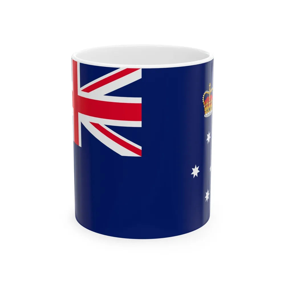 Flag of Victoria Australia - White Coffee Mug-11oz-Go Mug Yourself