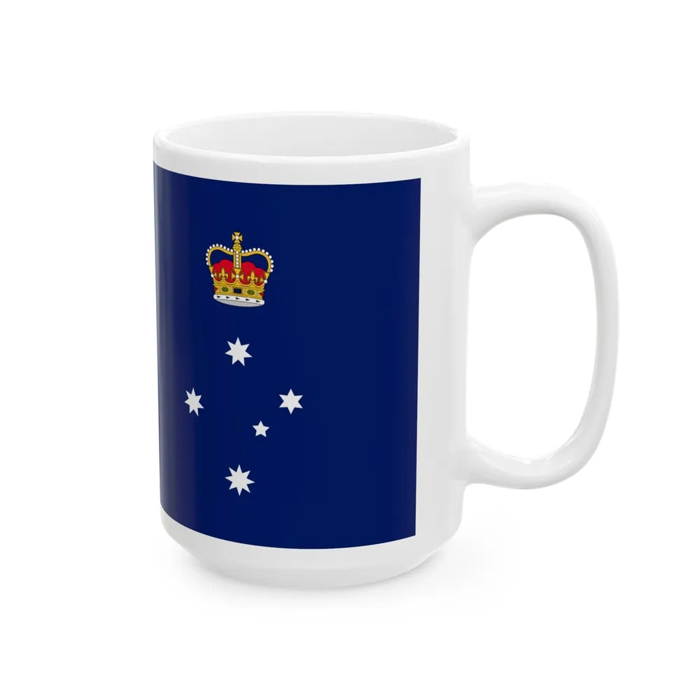 Flag of Victoria Australia - White Coffee Mug-Go Mug Yourself