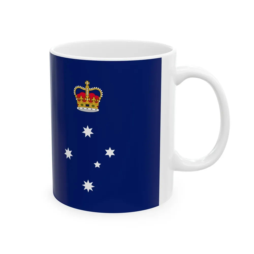 Flag of Victoria Australia - White Coffee Mug-Go Mug Yourself