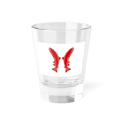 Flag of Vielsalm (Belgium) Shot Glass 1.5oz 1.5oz - Go Mug Yourself