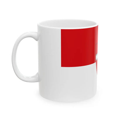 Flag of Vienna Wien Austria - White Coffee Mug-Go Mug Yourself