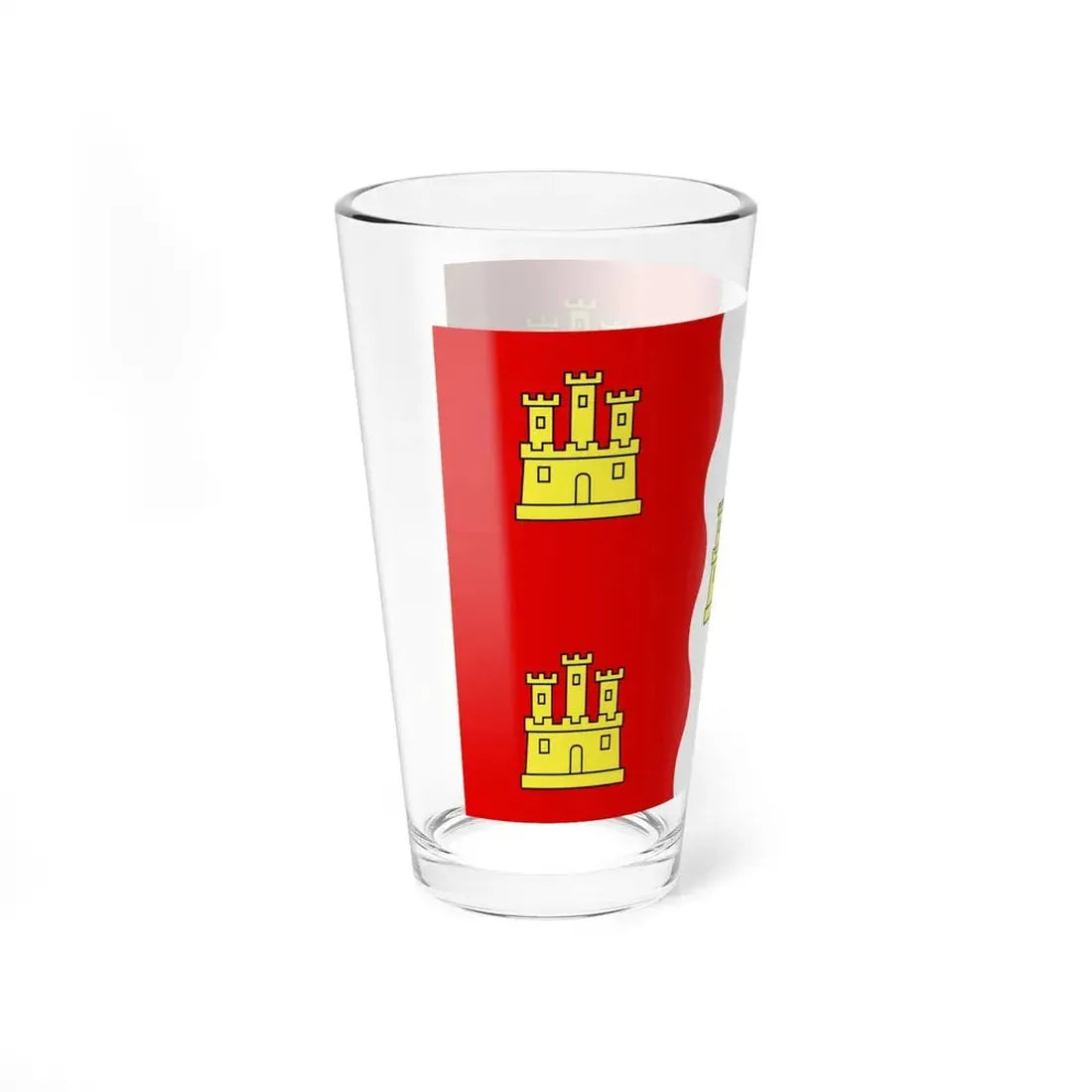 Flag of Vienne France 2 - Pint Glass 16oz - Go Mug Yourself
