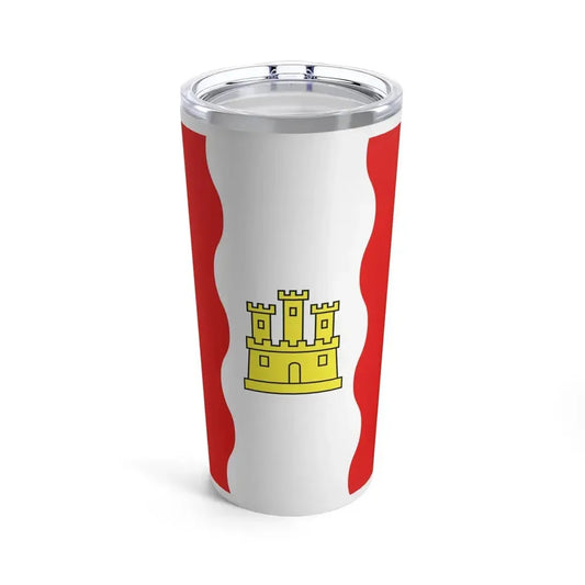 Flag of Vienne France 2 - Tumbler 20oz 20oz - Go Mug Yourself