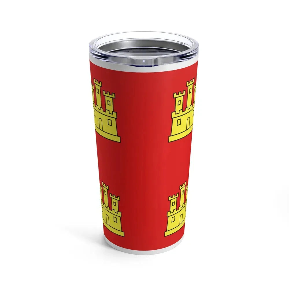Flag of Vienne France 2 - Tumbler 20oz - Go Mug Yourself