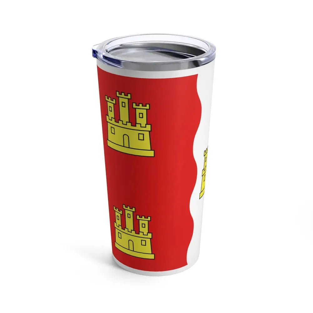 Flag of Vienne France 2 - Tumbler 20oz - Go Mug Yourself