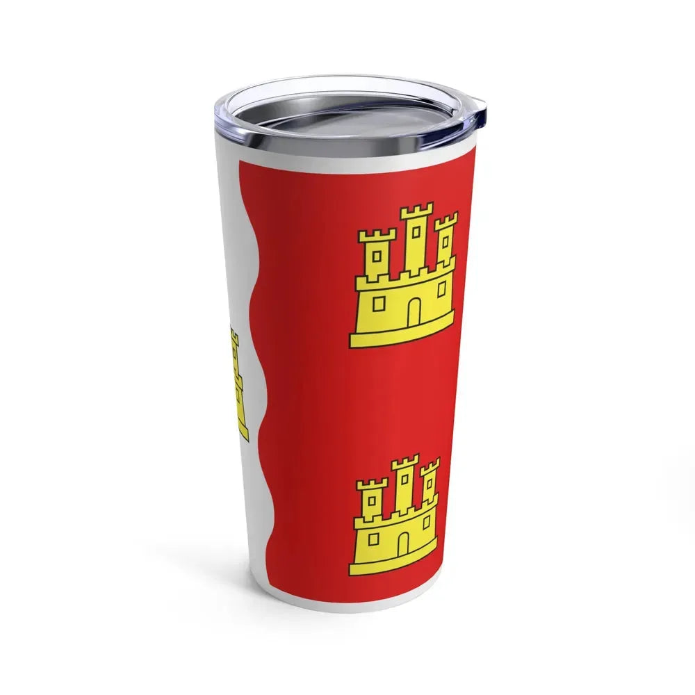 Flag of Vienne France 2 - Tumbler 20oz - Go Mug Yourself