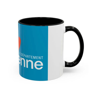 Flag of Vienne France - Accent Coffee Mug - Go Mug Yourself
