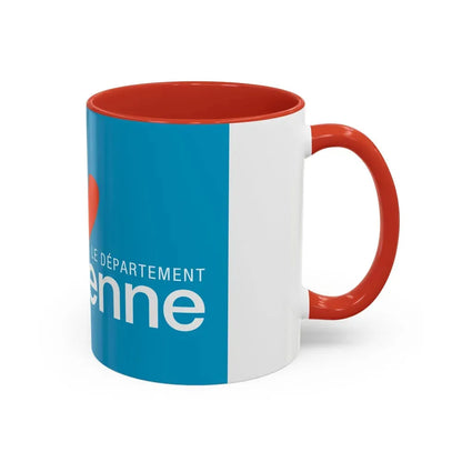 Flag of Vienne France - Accent Coffee Mug - Go Mug Yourself
