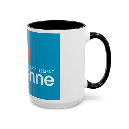 Flag of Vienne France - Accent Coffee Mug - Go Mug Yourself