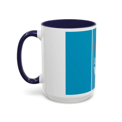 Flag of Vienne France - Accent Coffee Mug - Go Mug Yourself