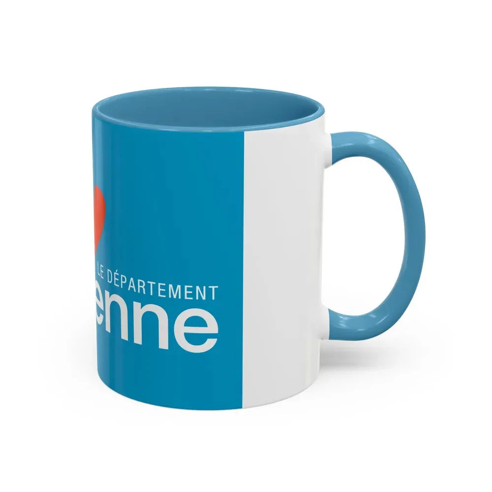 Flag of Vienne France - Accent Coffee Mug - Go Mug Yourself