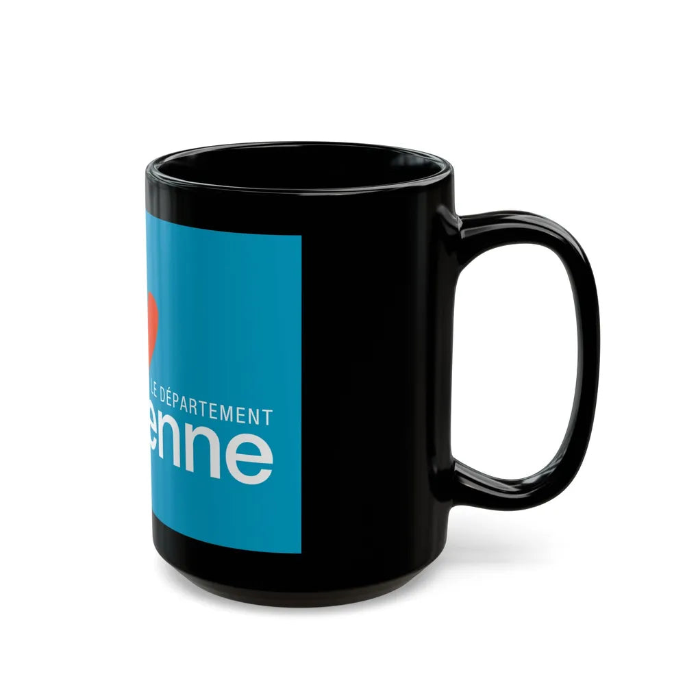 Flag of Vienne France - Black Coffee Mug-Go Mug Yourself