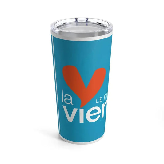 Flag of Vienne France - Tumbler 20oz 20oz - Go Mug Yourself