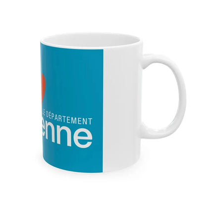 Flag of Vienne France - White Coffee Mug - Go Mug Yourself