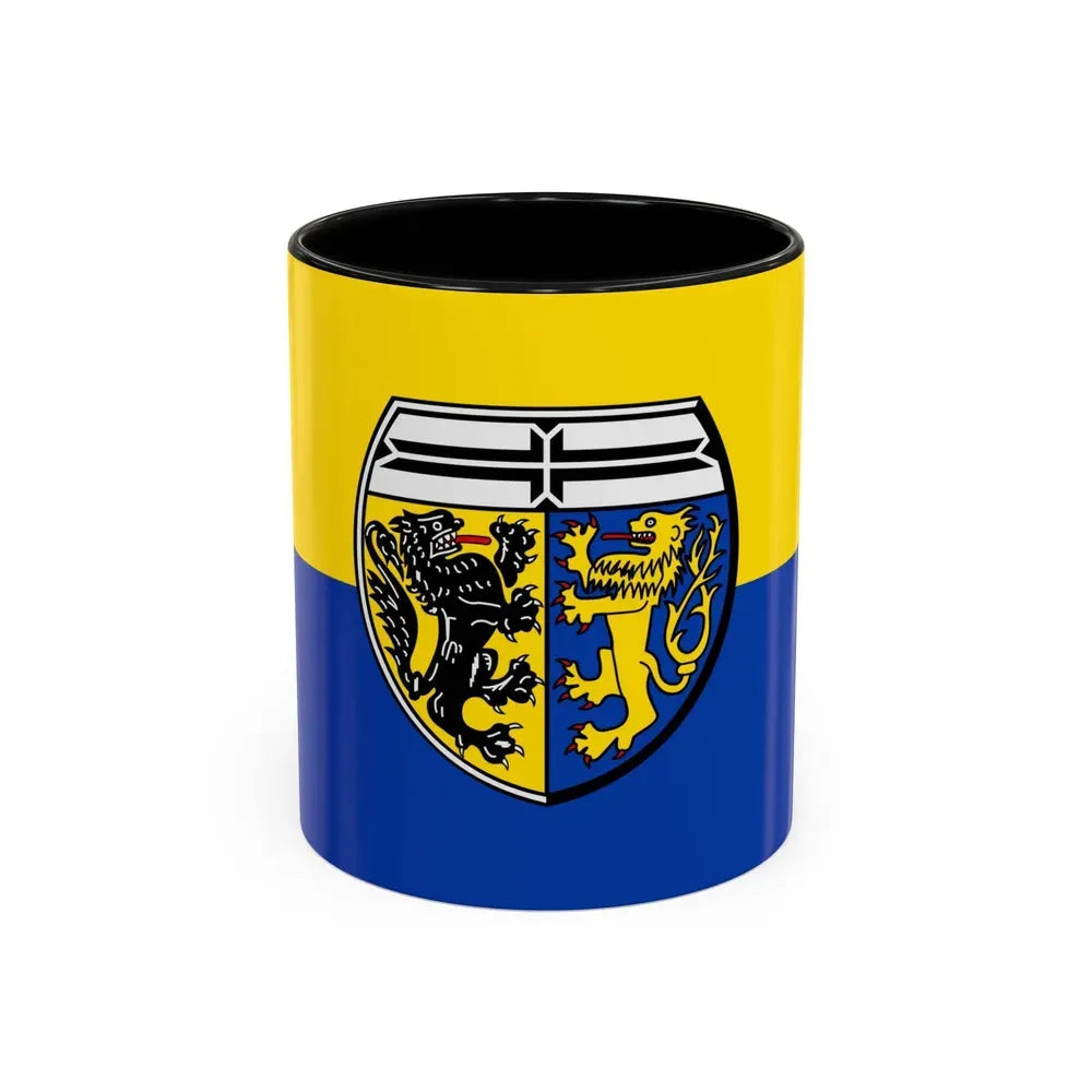 Flag of Viersen Germany - Accent Coffee Mug 11oz Black - Go Mug Yourself
