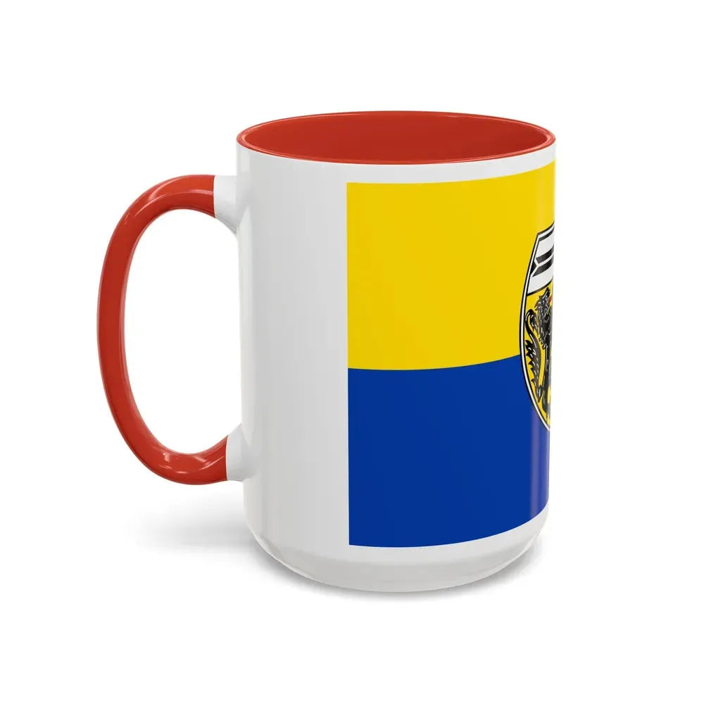 Flag of Viersen Germany - Accent Coffee Mug - Go Mug Yourself