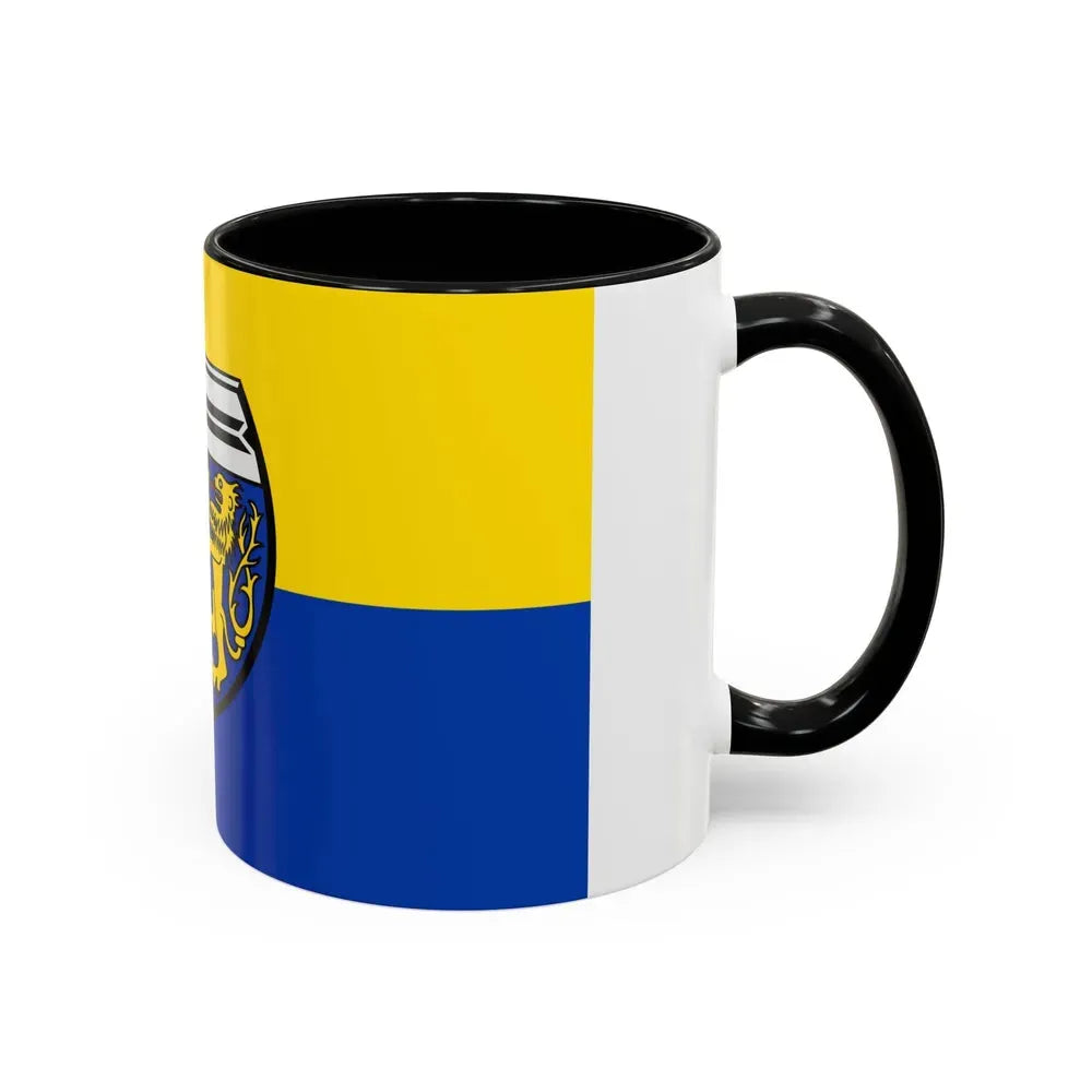 Flag of Viersen Germany - Accent Coffee Mug - Go Mug Yourself