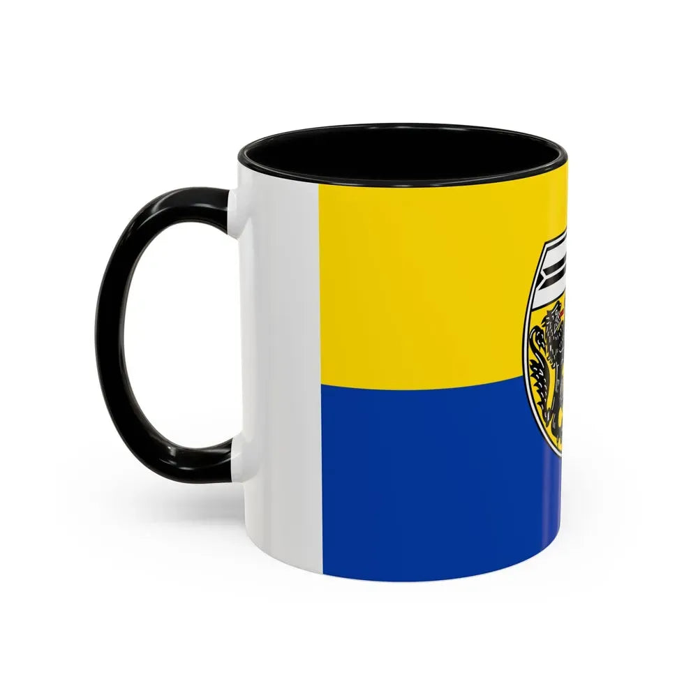 Flag of Viersen Germany - Accent Coffee Mug - Go Mug Yourself