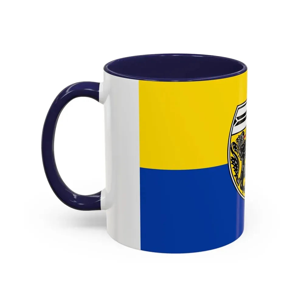 Flag of Viersen Germany - Accent Coffee Mug - Go Mug Yourself