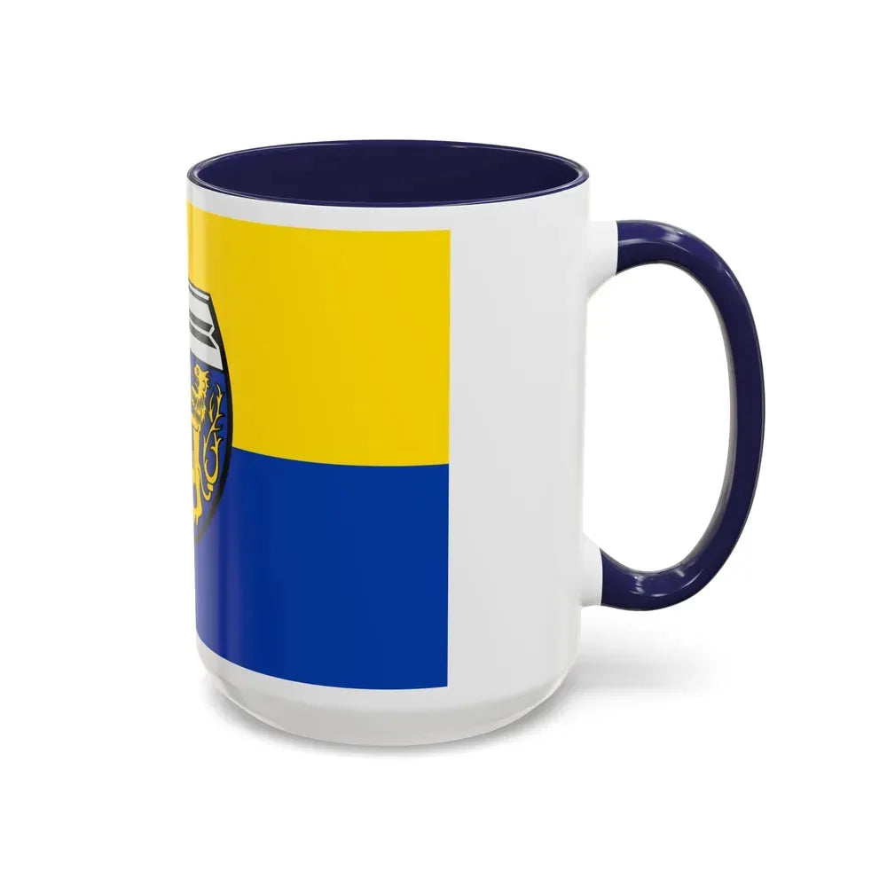 Flag of Viersen Germany - Accent Coffee Mug - Go Mug Yourself
