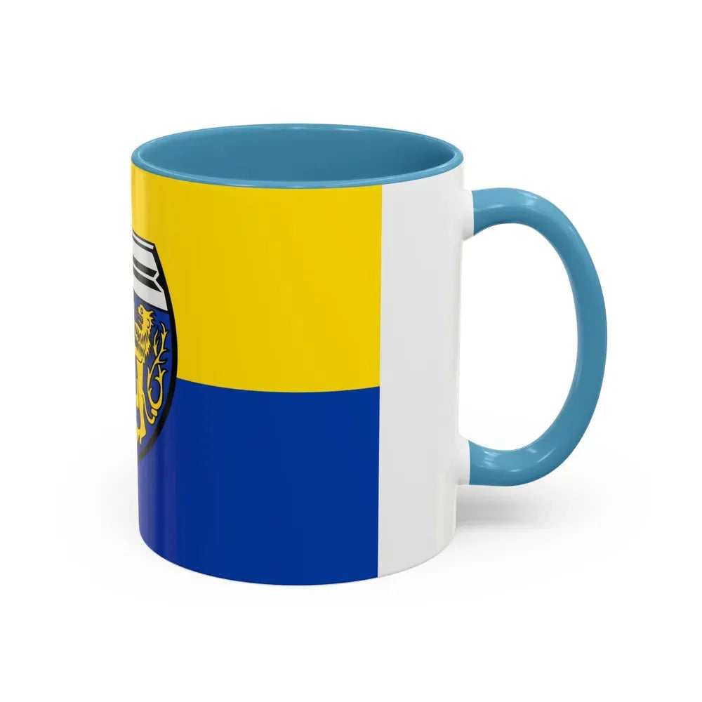 Flag of Viersen Germany - Accent Coffee Mug - Go Mug Yourself