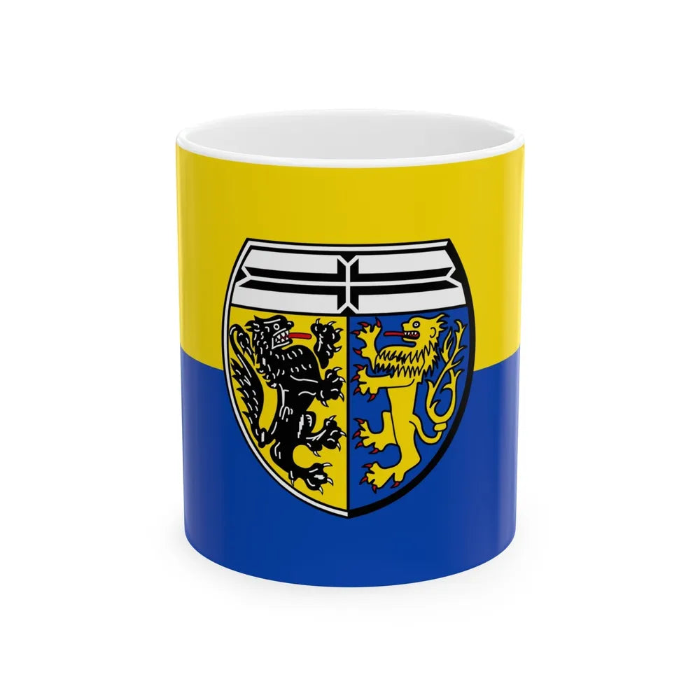 Flag of Viersen Germany - White Coffee Mug-11oz-Go Mug Yourself