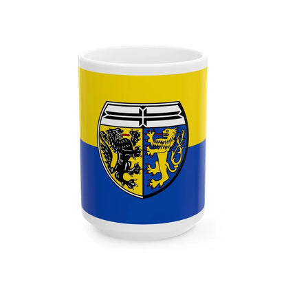 Flag of Viersen Germany - White Coffee Mug-15oz-Go Mug Yourself