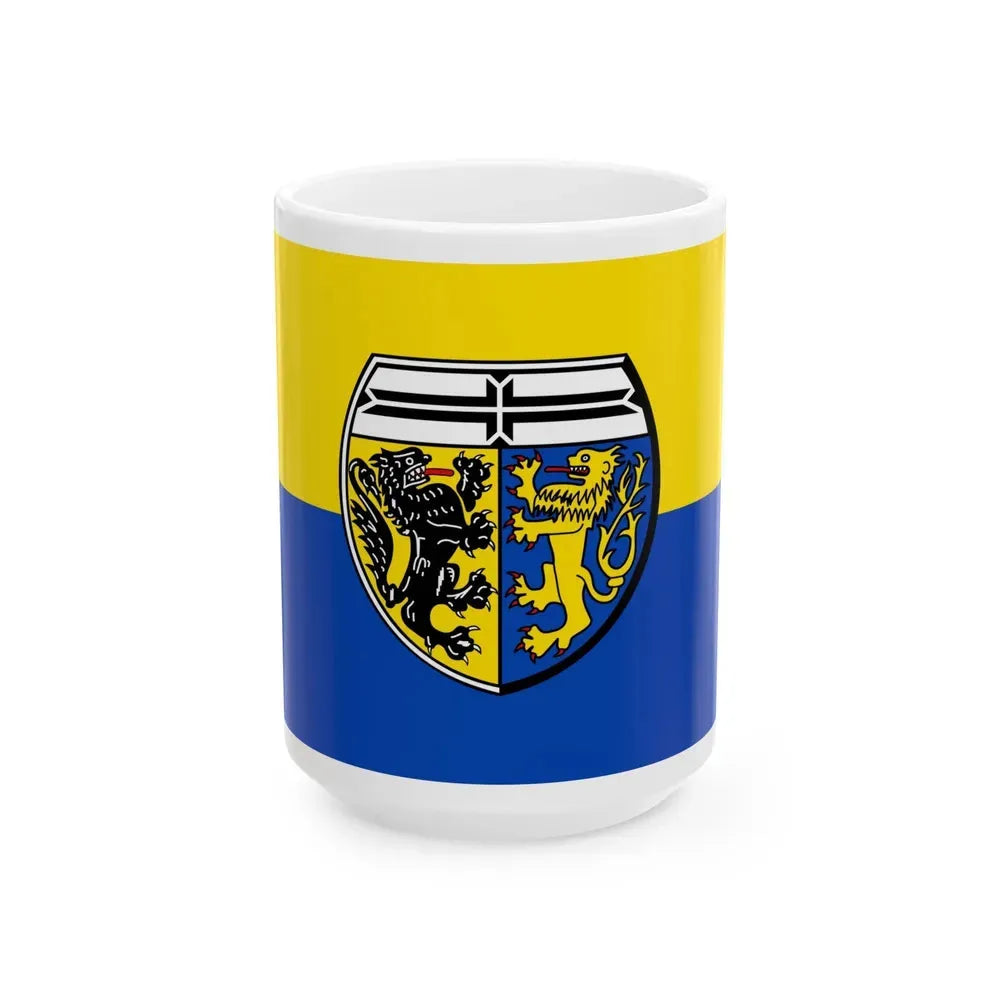 Flag of Viersen Germany - White Coffee Mug 15oz - Go Mug Yourself