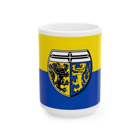 Flag of Viersen Germany - White Coffee Mug 15oz - Go Mug Yourself