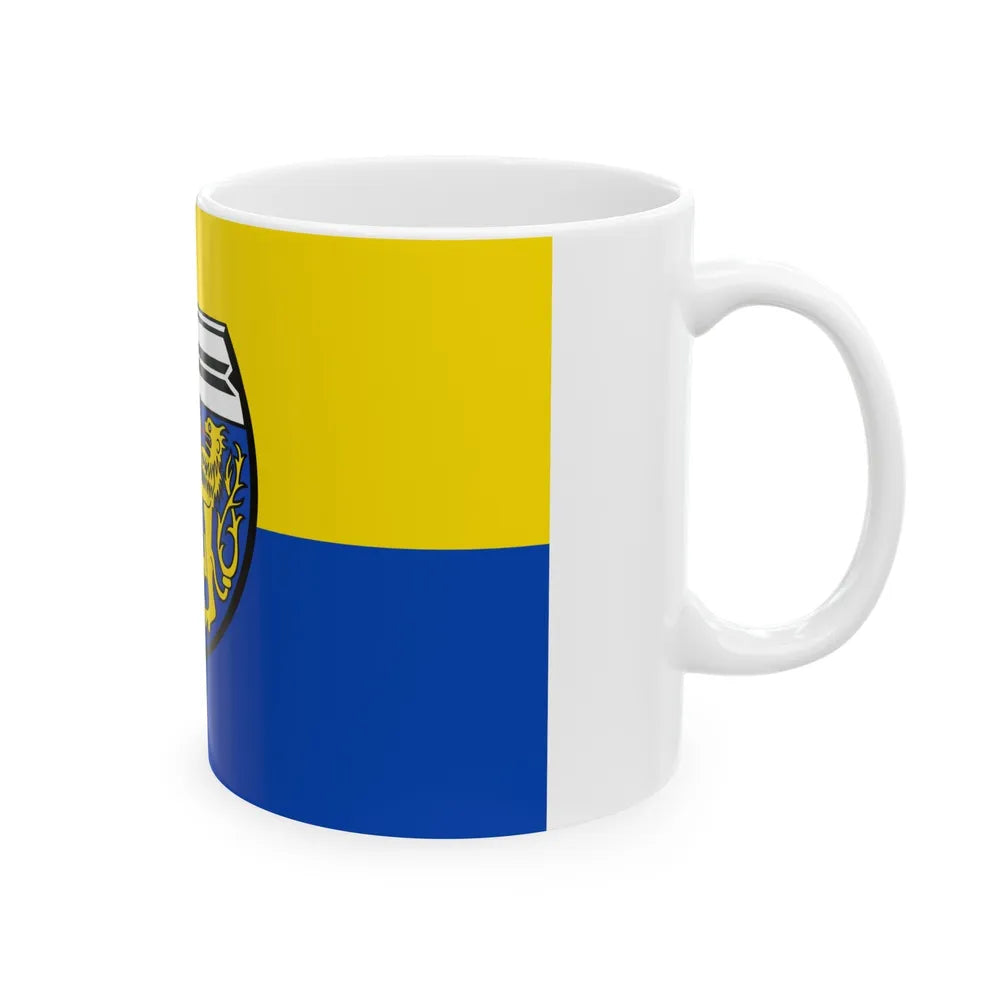 Flag of Viersen Germany - White Coffee Mug-Go Mug Yourself