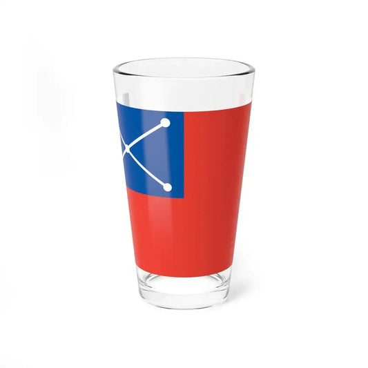 Flag of Vietnam Restoration League (Vietnam) Pint Glass 16oz 16oz - Go Mug Yourself