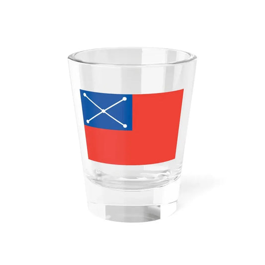 Flag of Vietnam Restoration League (Vietnam) Shot Glass 1.5oz 1.5oz - Go Mug Yourself