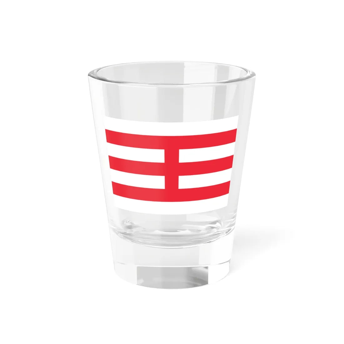 Flag of Vietnamese Republic proposal by VNRL (Vietnam) Shot Glass 1.5oz 1.5oz - Go Mug Yourself