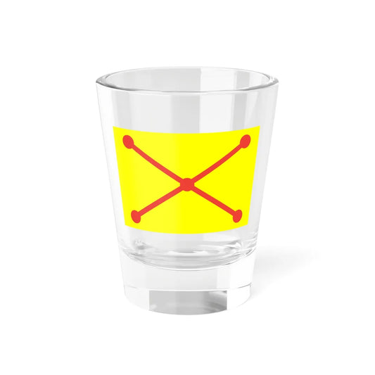 Flag of Vietnamese Republic proposal by VRL (Vietnam) Shot Glass 1.5oz 1.5oz - Go Mug Yourself