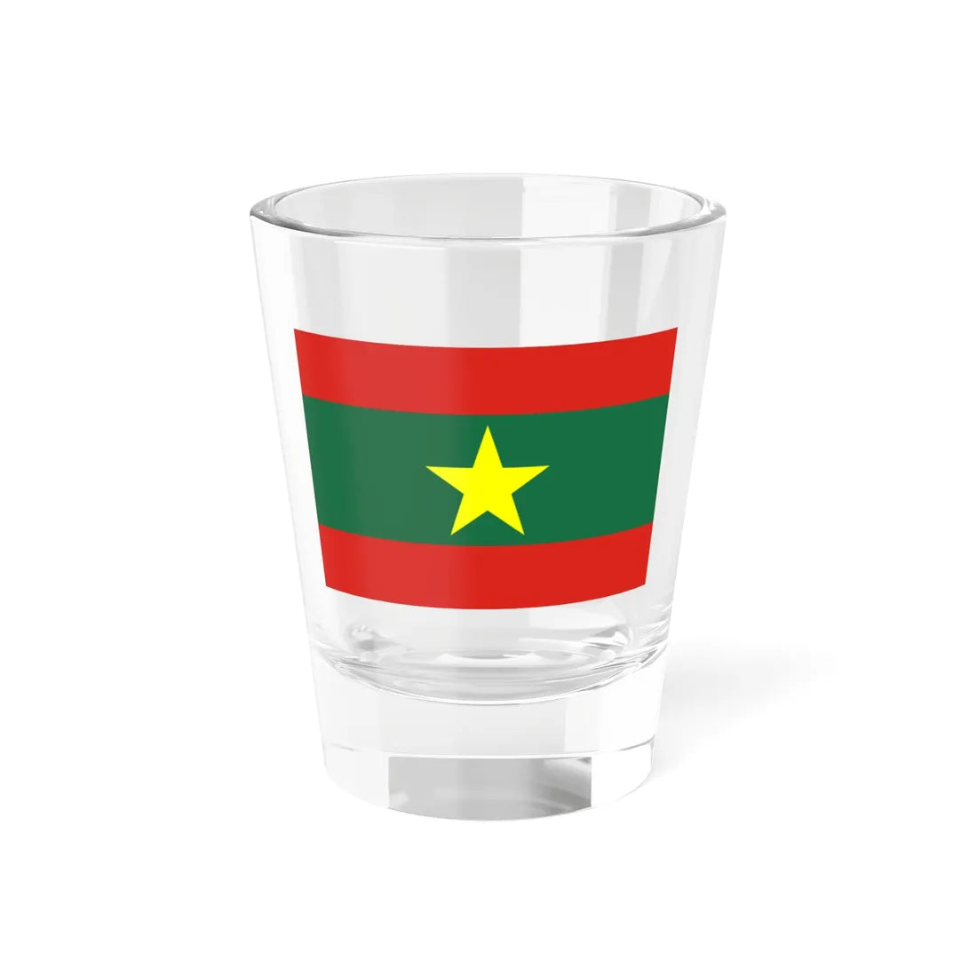 Flag of Vietnamese Worker-Farmer Party (Vietnam) Shot Glass 1.5oz 1.5oz - Go Mug Yourself