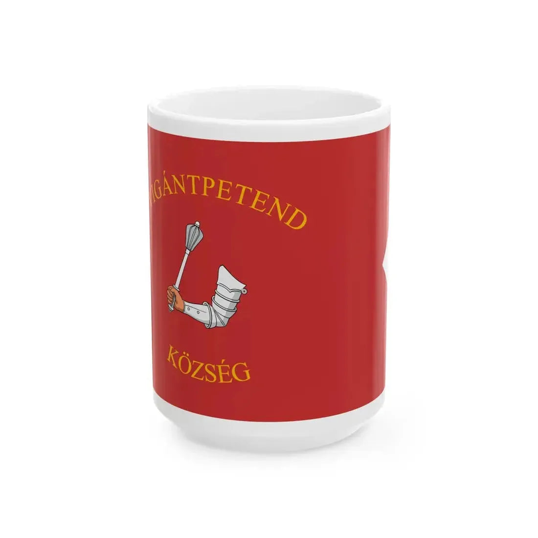 Flag of Vigantpetend (Hungary) White Coffee Mug 15oz - Go Mug Yourself
