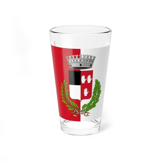 Flag of Vigarano Mainarda (Italy) Pint Glass 16oz 16oz - Go Mug Yourself