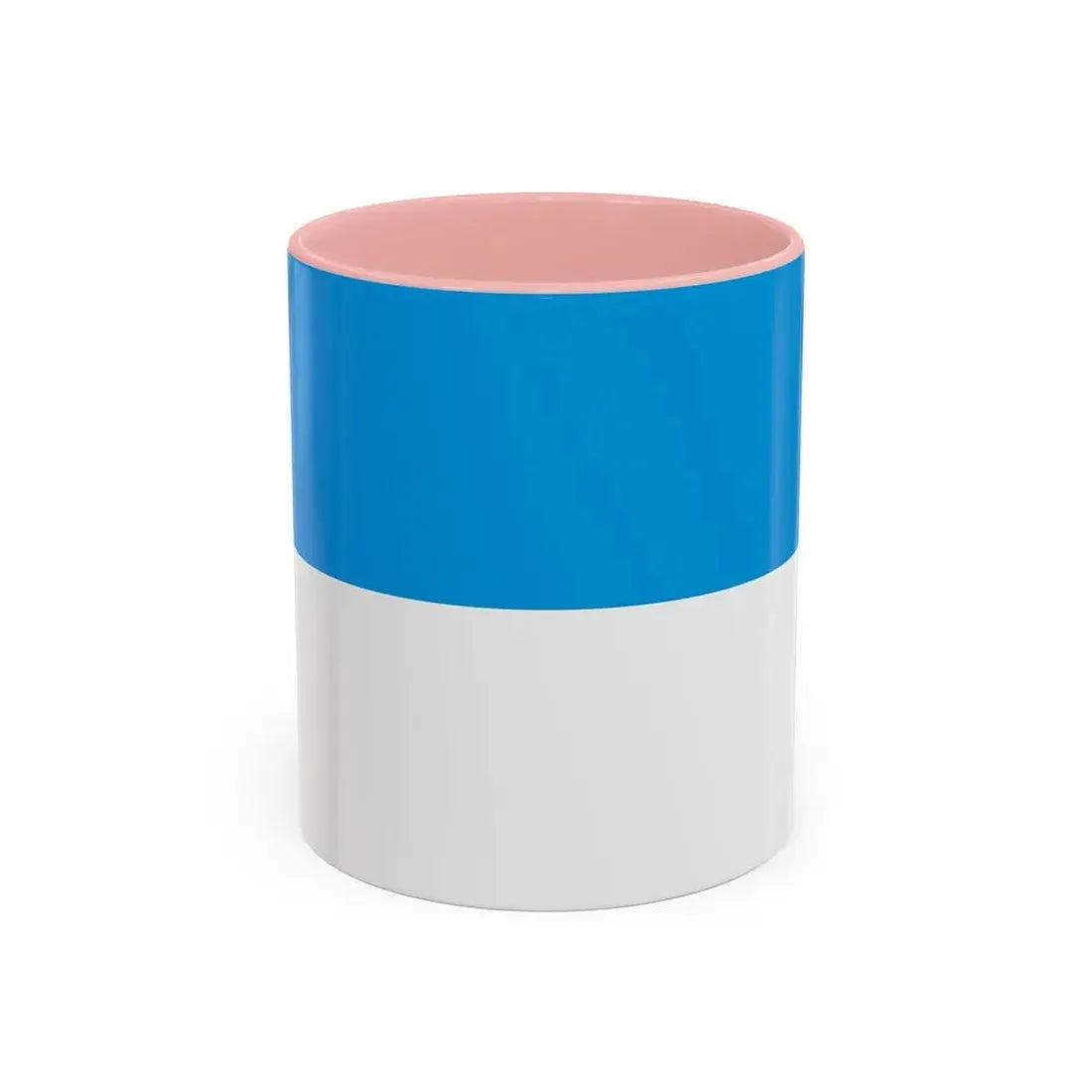 Flag of Viljandi Estonia - Accent Coffee Mug 11oz Pink - Go Mug Yourself