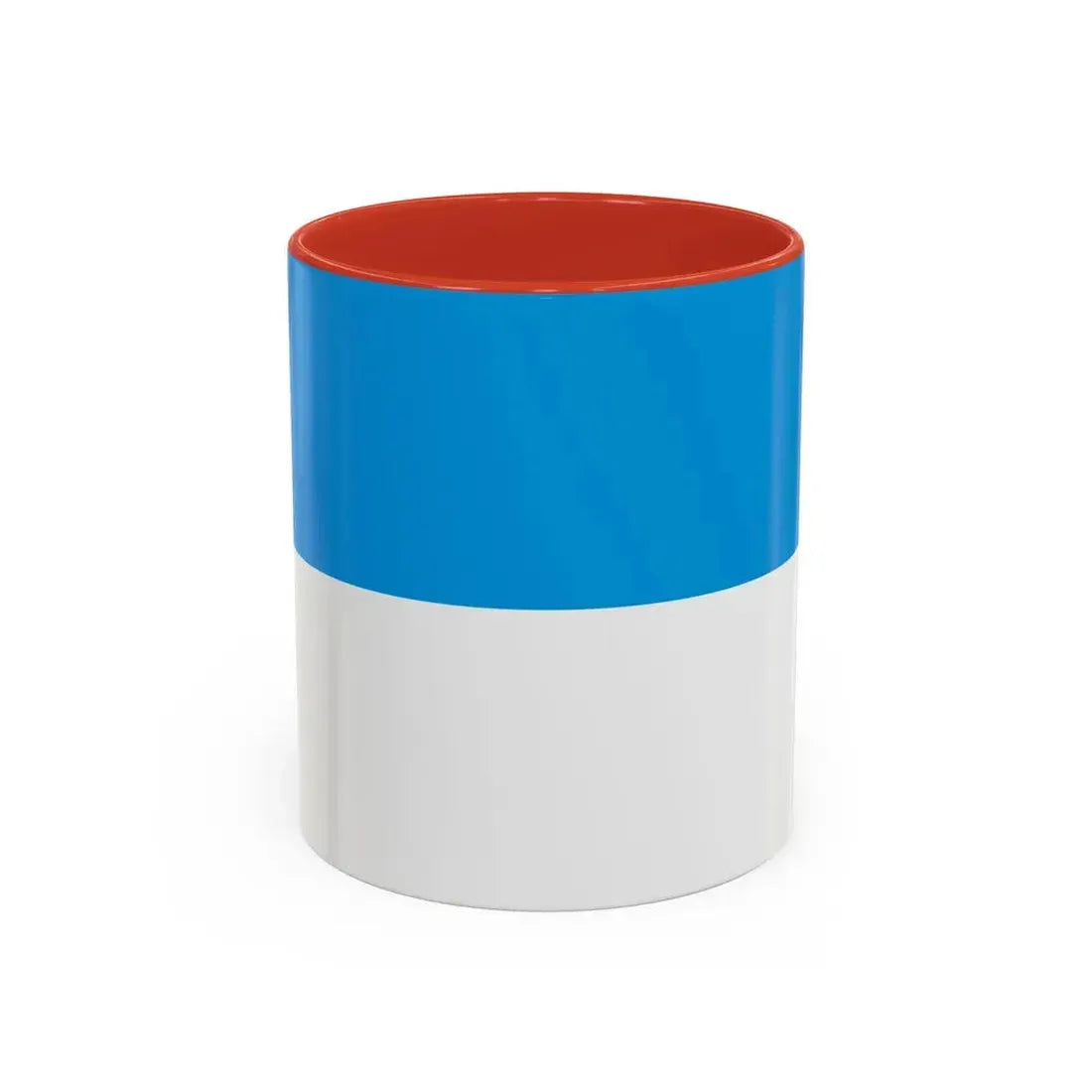 Flag of Viljandi Estonia - Accent Coffee Mug 11oz Red - Go Mug Yourself