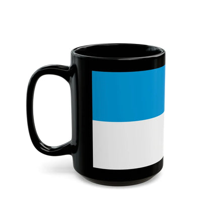 Flag of Viljandi Estonia - Black Coffee Mug-Go Mug Yourself