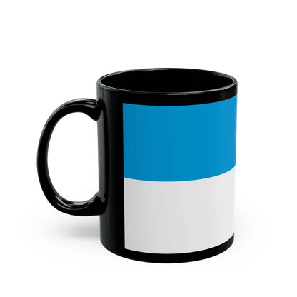 Flag of Viljandi Estonia - Black Coffee Mug-Go Mug Yourself