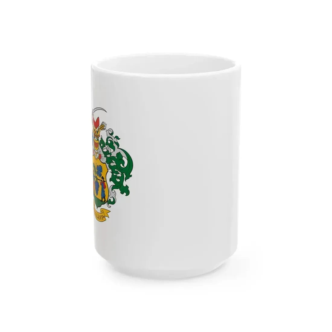 Flag of Villany (Hungary) White Coffee Mug 15oz - Go Mug Yourself