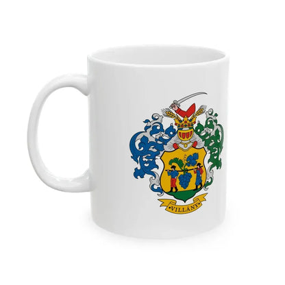 Flag of Villany (Hungary) White Coffee Mug - Go Mug Yourself