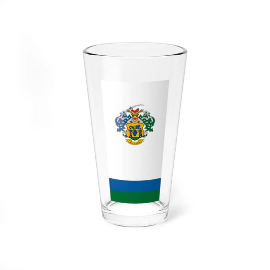Flag of Villany vertical (Hungary) Pint Glass 16oz 16oz - Go Mug Yourself